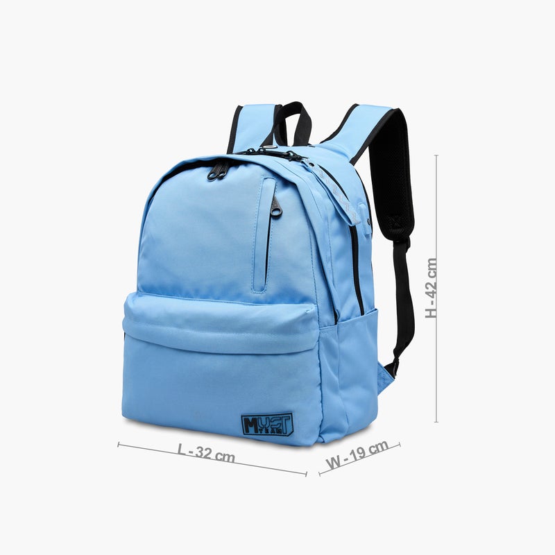 Must Backpack-Sustainable-2 Cmprt-25L (Rpet Pu) Blue \ 32X19X42 - Image 4